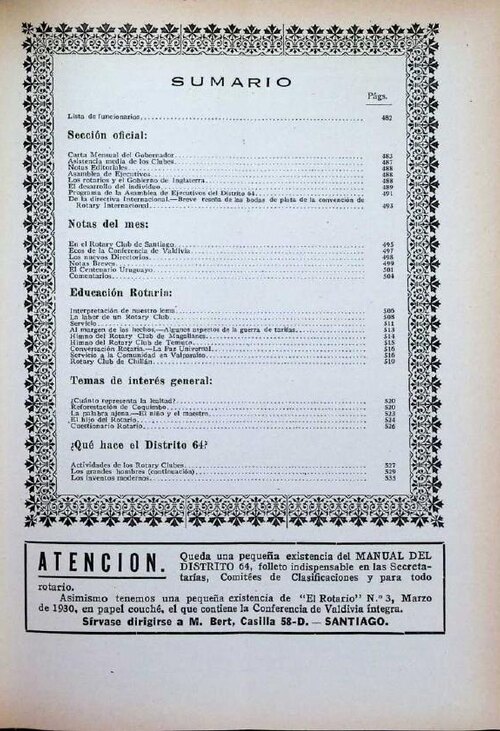 Portada de Agosto 1930