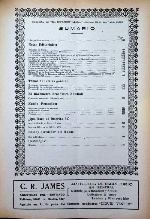 Portada de Julio 1932