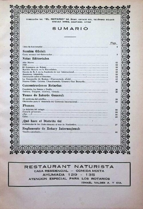 Portada de Enero 1933