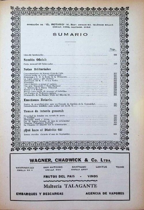 Portada de Noviembre 1933