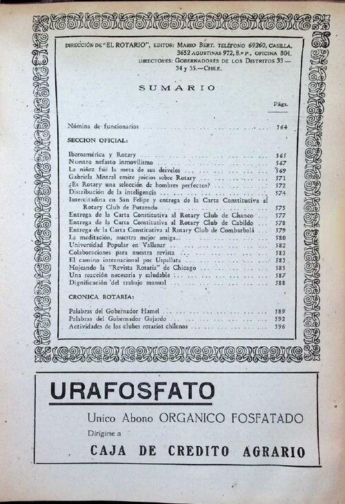 Portada de Noviembre 1938