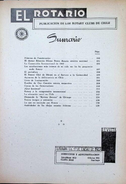 Portada de Abril 1940