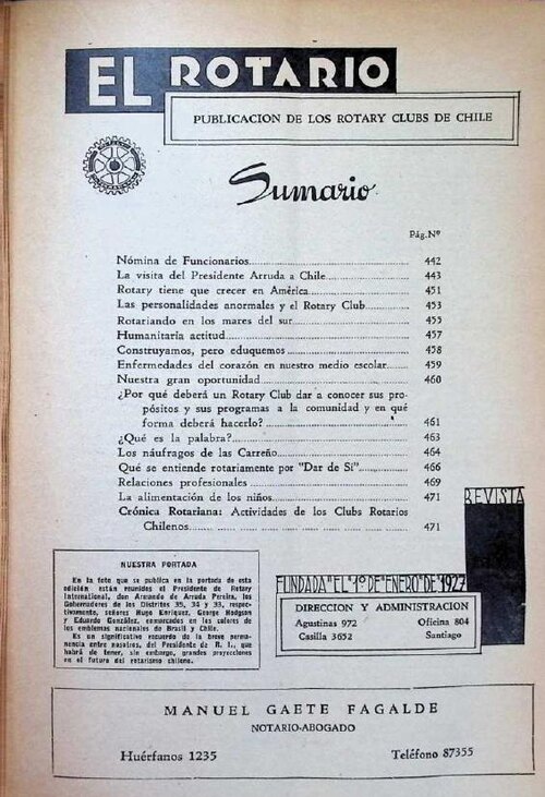 Portada de Octubre 1940