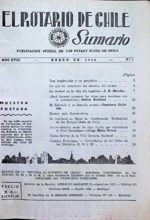 Portada de Enero 1944