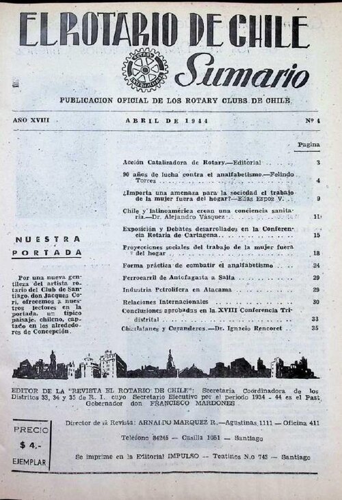 Portada de Abril 1944