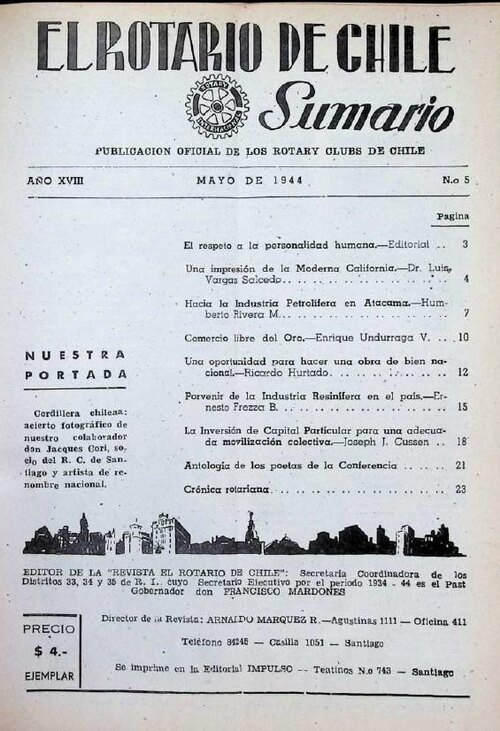 Portada de Mayo 1944