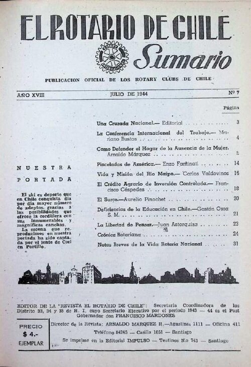 Portada de Julio 1944