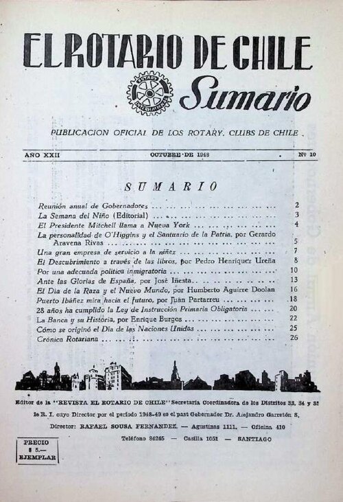 Portada de Octubre 1948