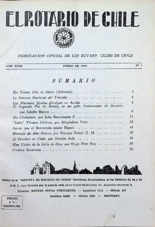 Portada de Enero 1949