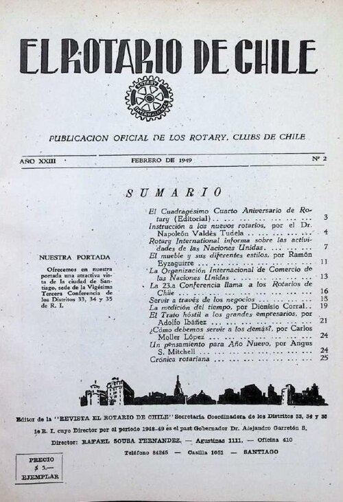 Portada de Febrero 1949