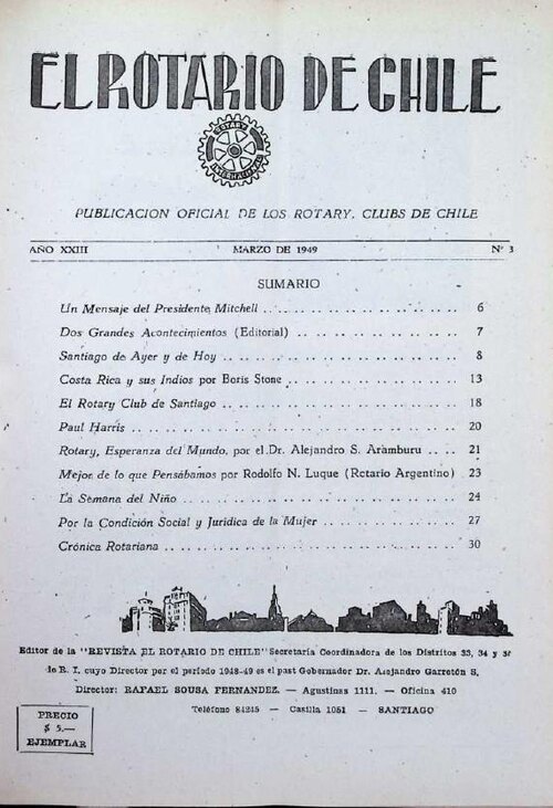 Portada de Marzo 1949