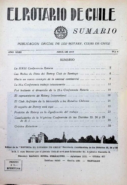 Portada de Abril 1949