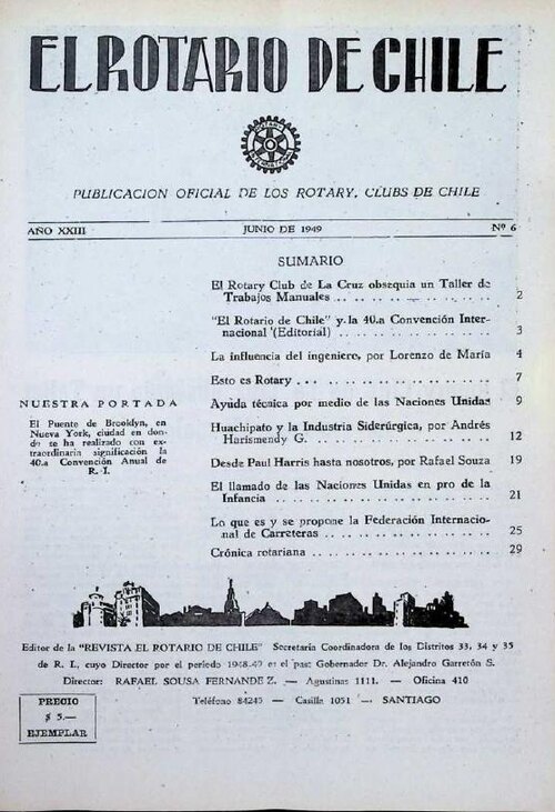 Portada de Junio 1949