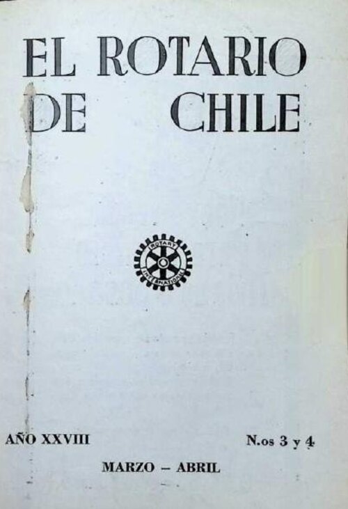 Portada de Marzo – Abril 1954