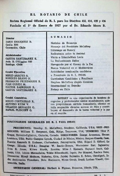 Portada de Enero – Febrero 1982