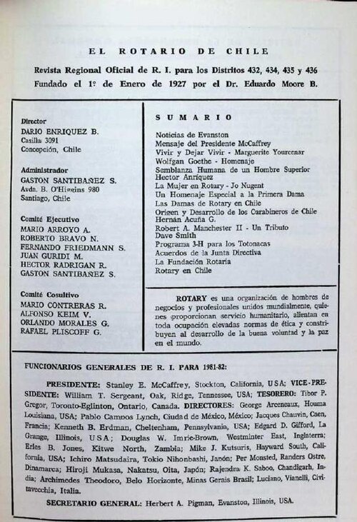 Portada de Marzo – Abril 1982