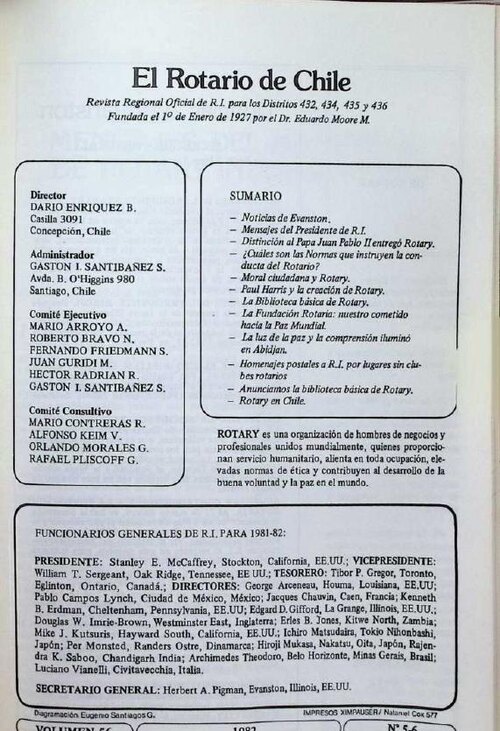Portada de Mayo – Junio 1982