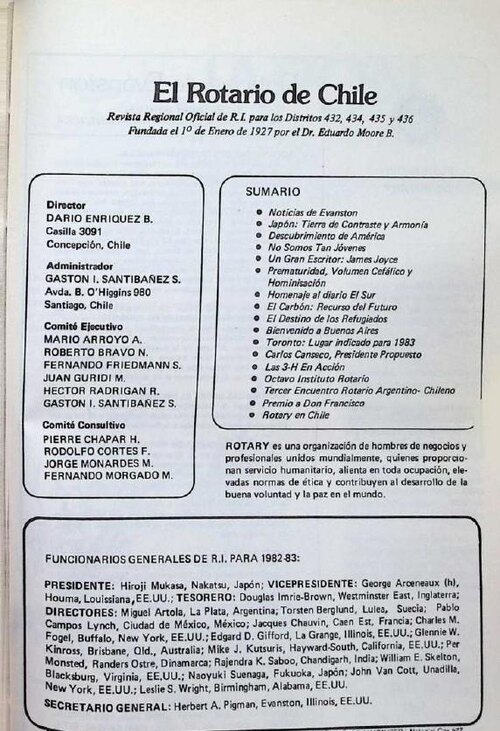 Portada de Noviembre – Diciembre 1982