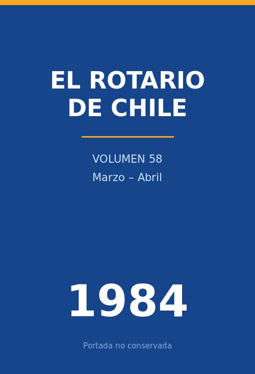 Portada de Marzo – Abril 1984