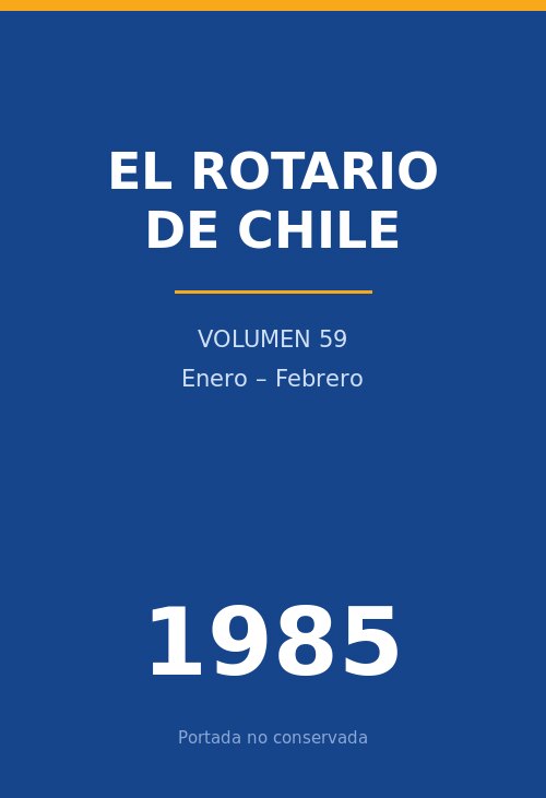 Portada de Enero – Febrero 1985