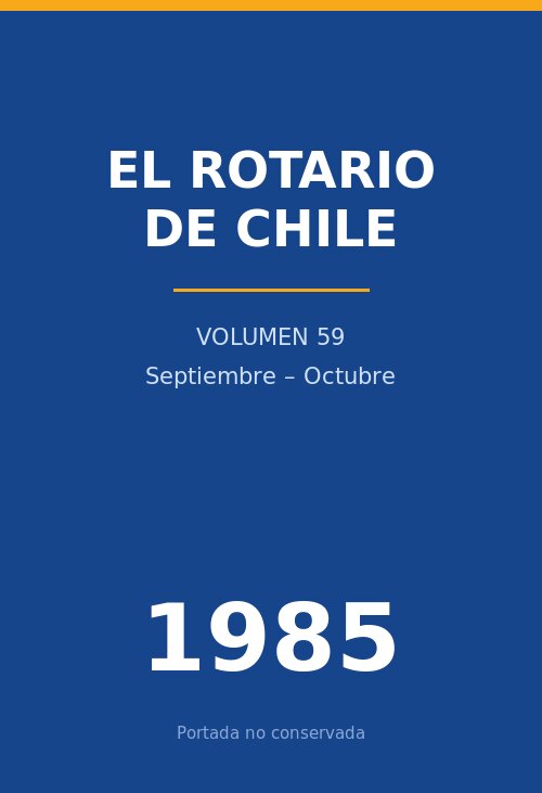 Portada de Septiembre – Octubre 1985